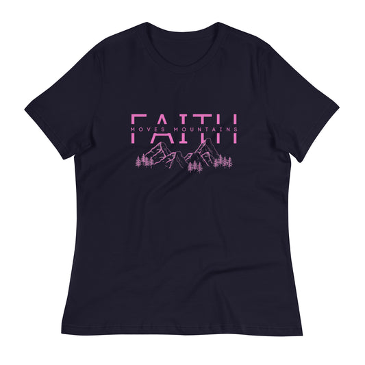 FAITH MOVES MOUTAINS RELAXED TEE